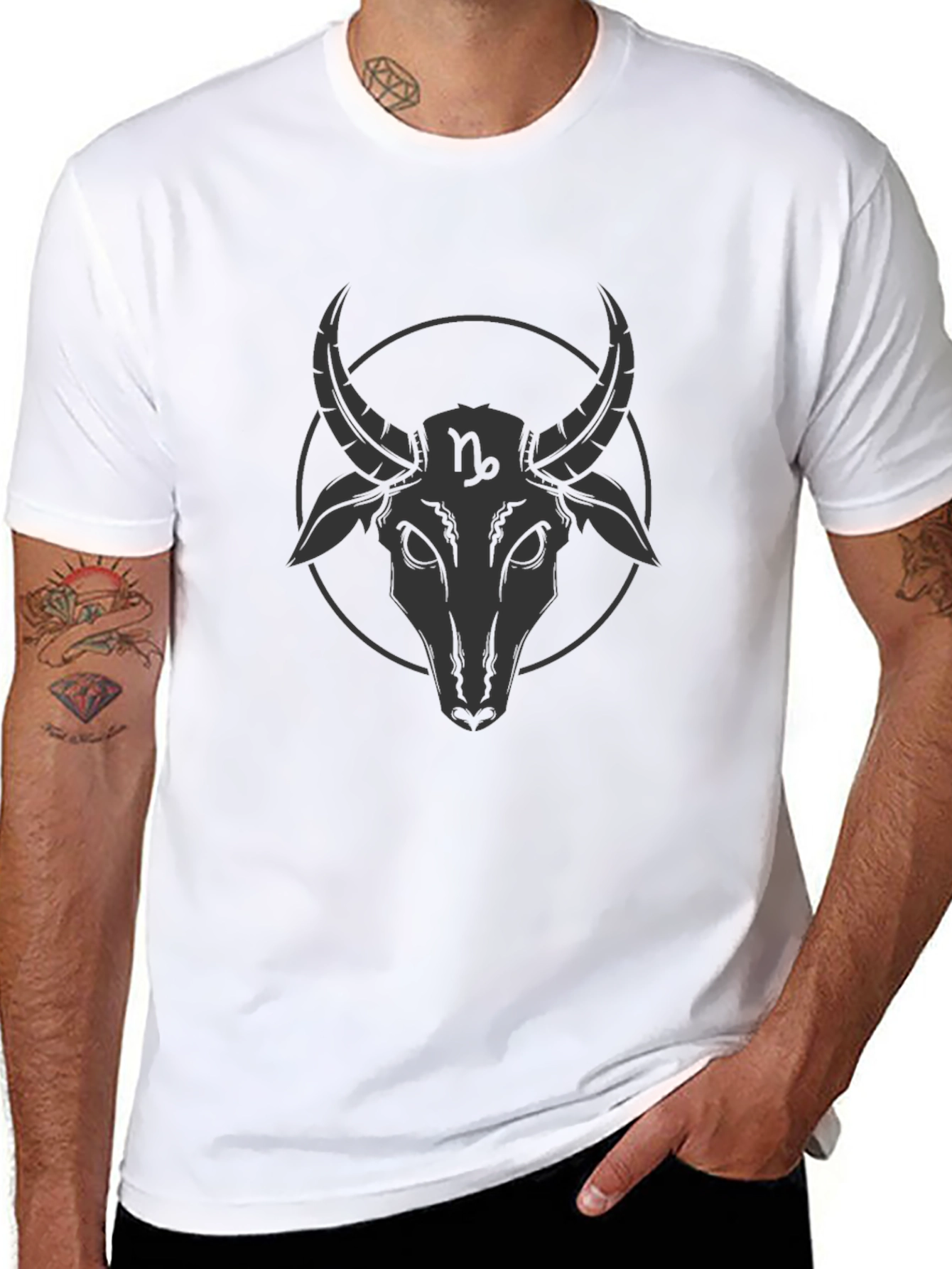 Capricorn Zodiac Graphic T-Shirt