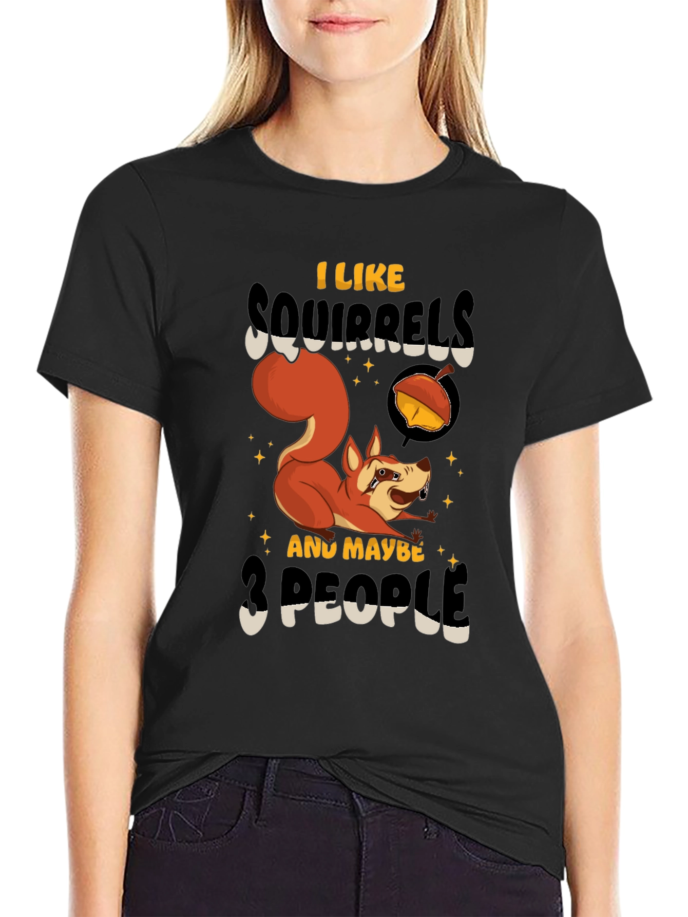 Squirrel Lover Graphic T-Shirt
