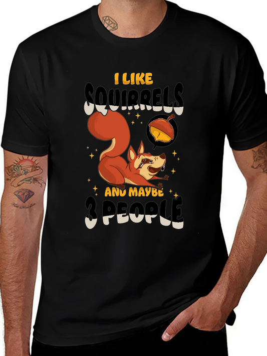 Squirrel Lover Graphic T-Shirt