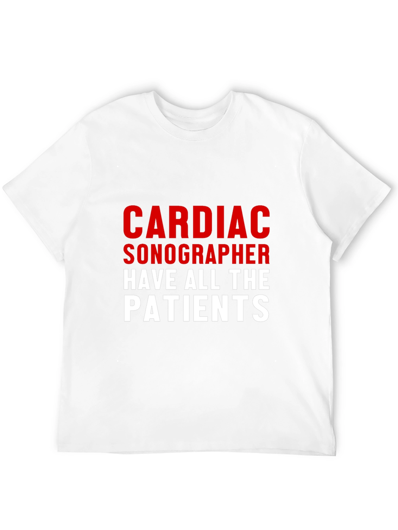 Cardiac Sonographer Novelty Graphic Tee