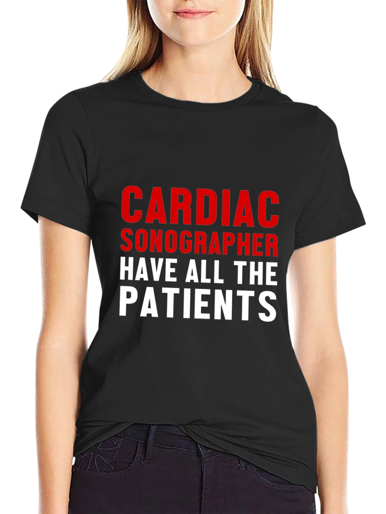 Cardiac Sonographer Novelty Graphic Tee
