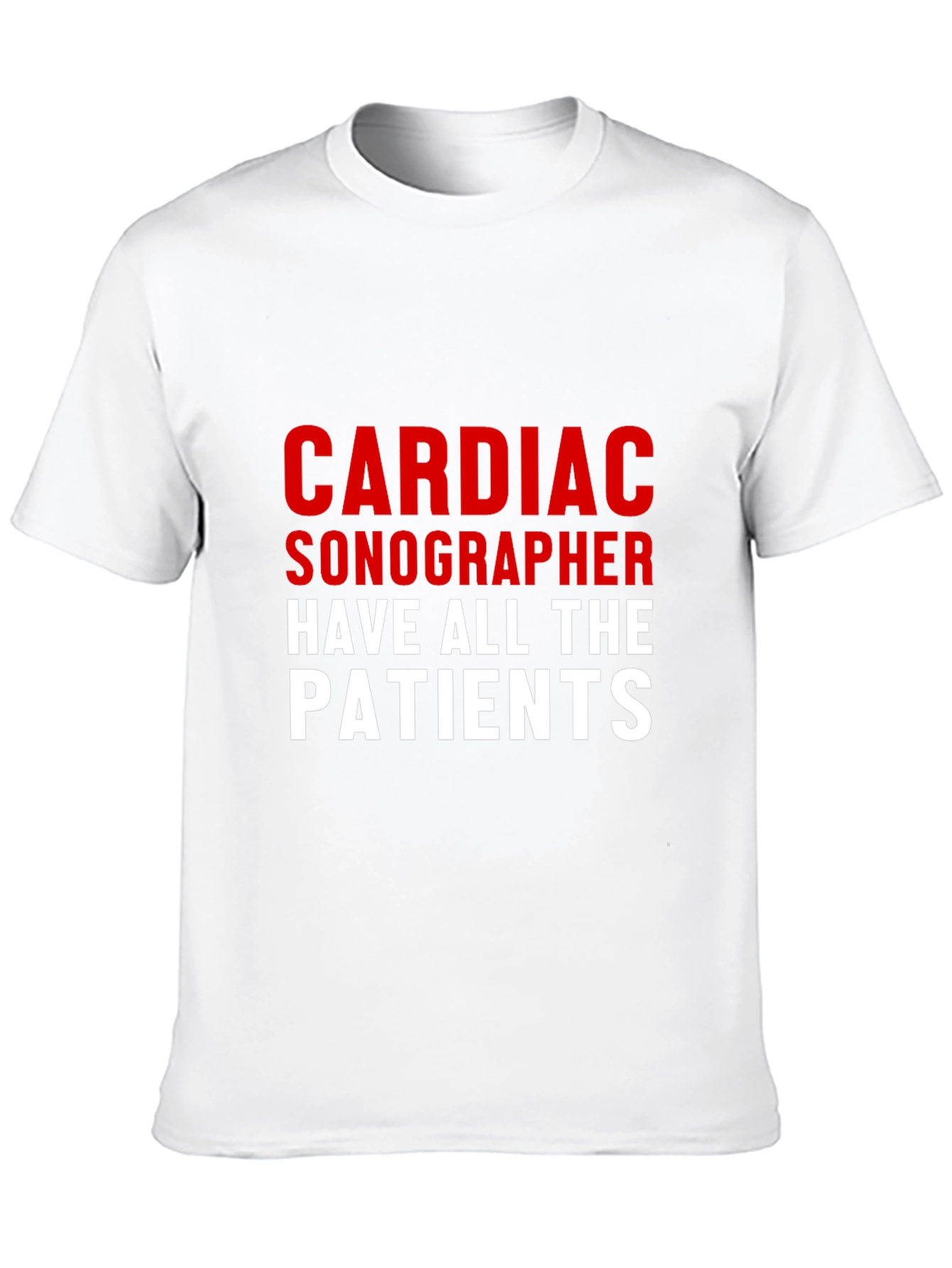 Cardiac Sonographer Novelty Graphic Tee
