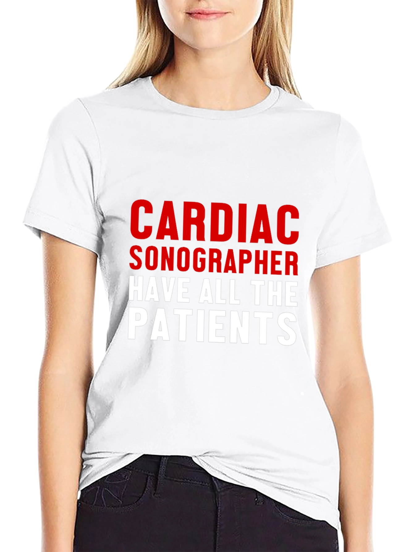 Cardiac Sonographer Novelty Graphic Tee