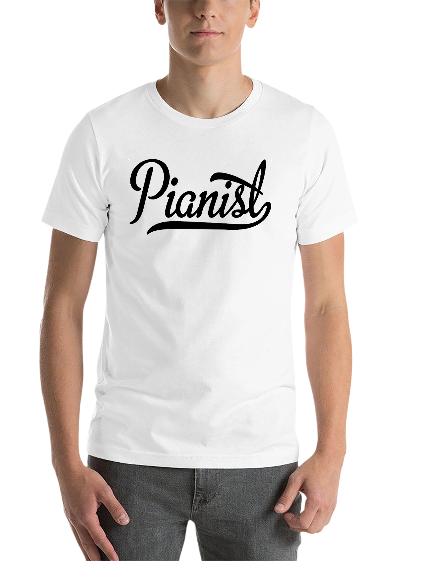 Pianist Graphic T-Shirt - Soft Cotton Tee