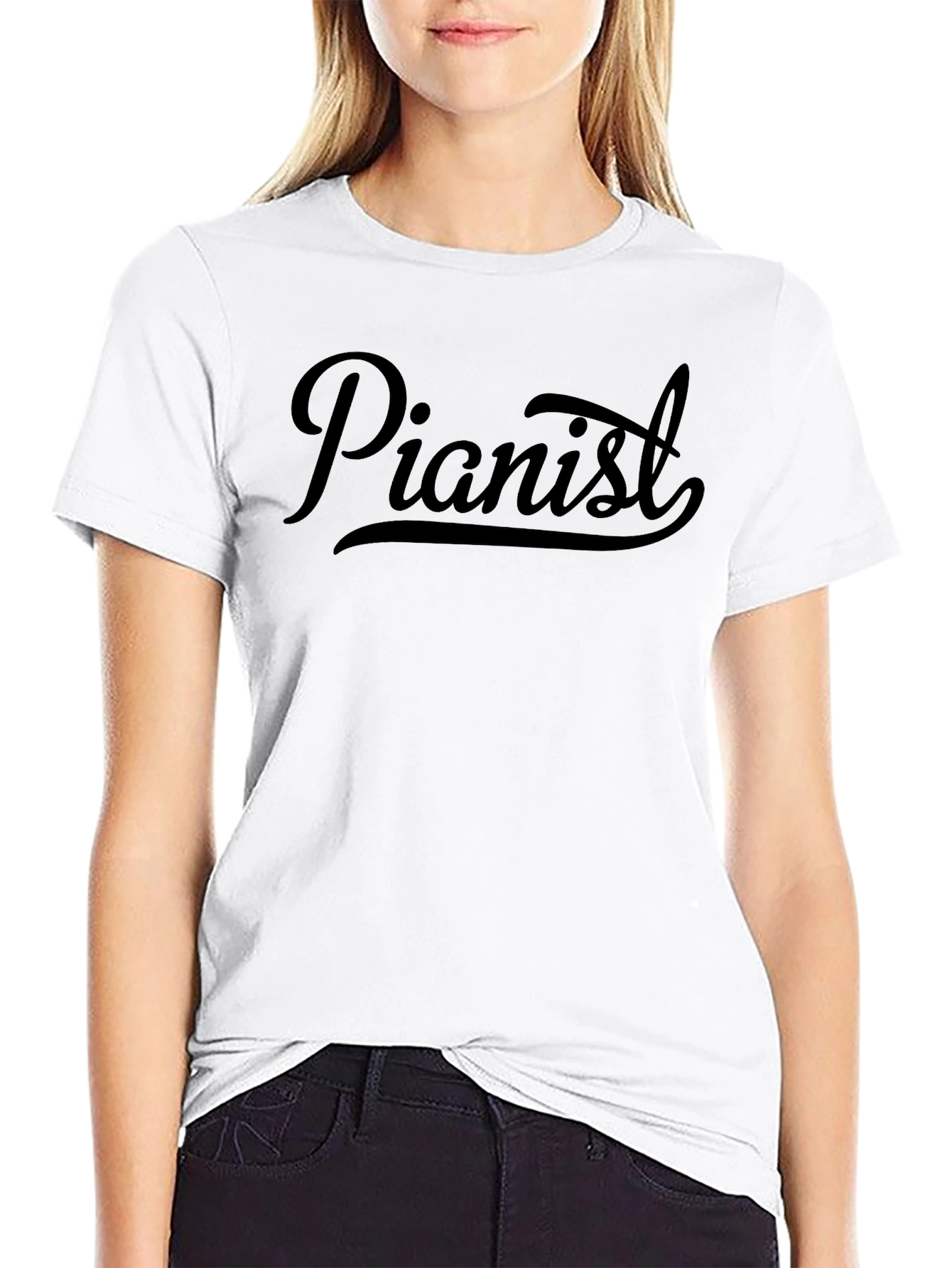 Pianist Graphic T-Shirt - Soft Cotton Tee