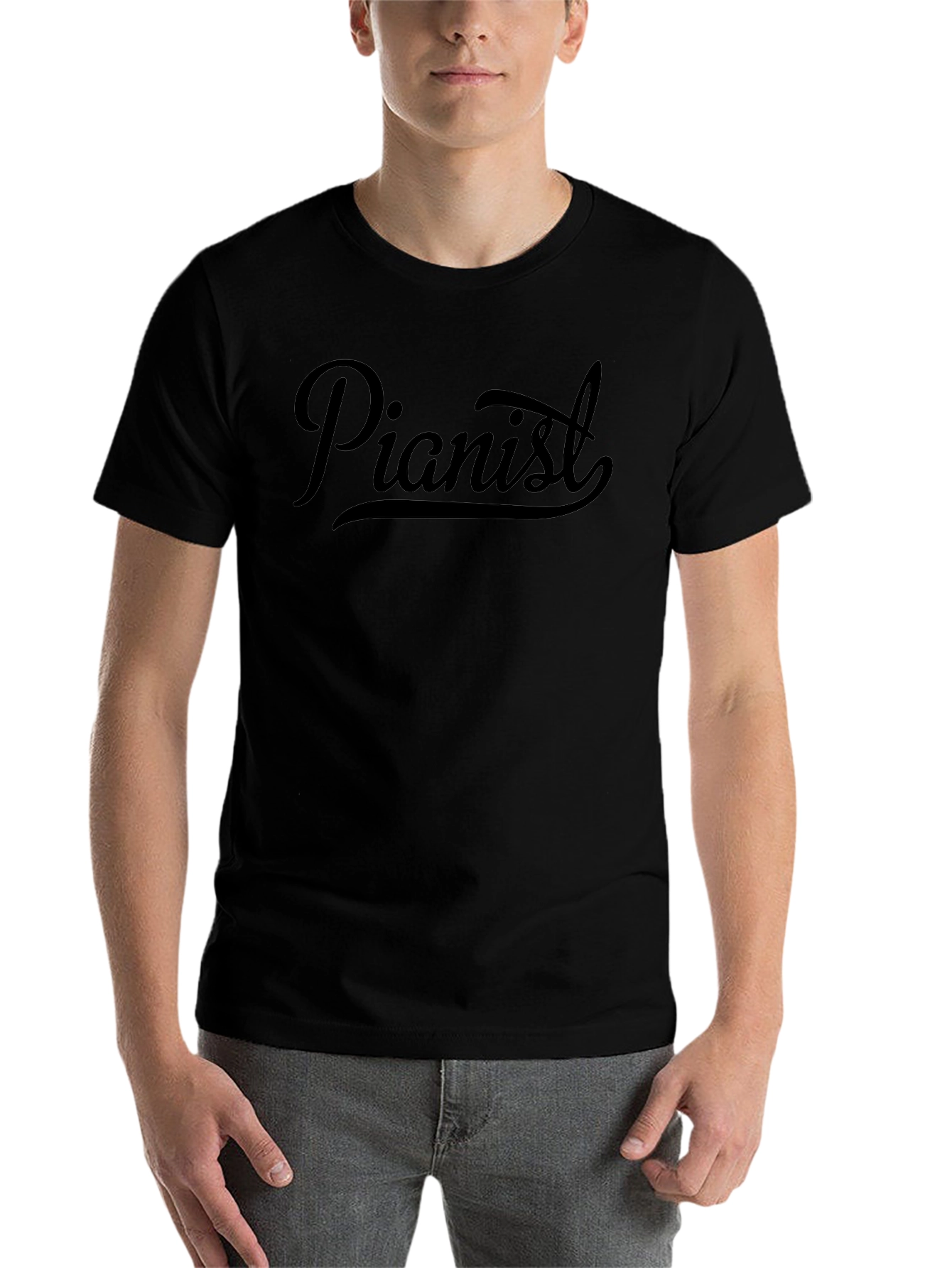 Pianist Graphic T-Shirt - Soft Cotton Tee