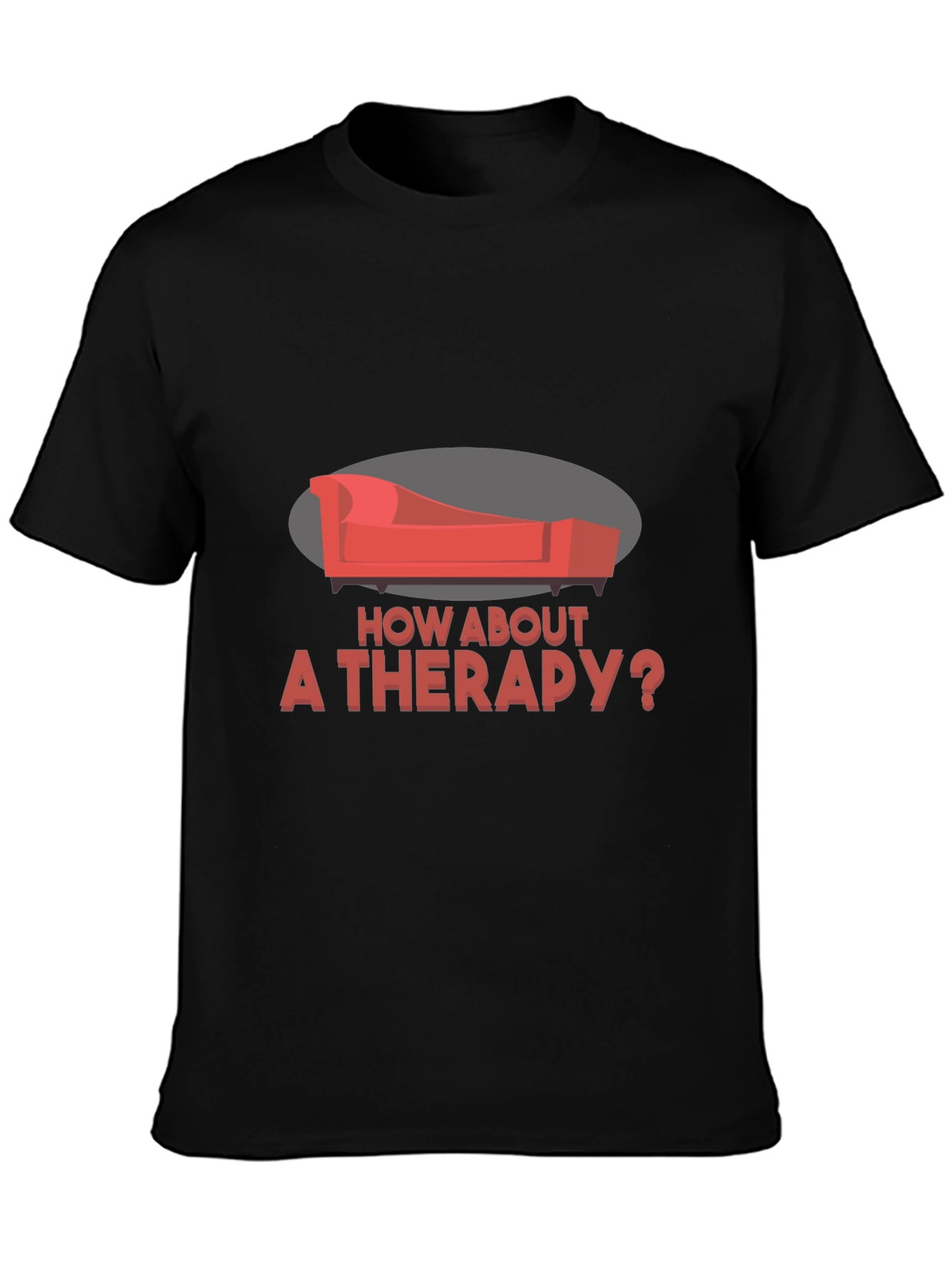 Therapy Couch Graphic Tee - Unique Design