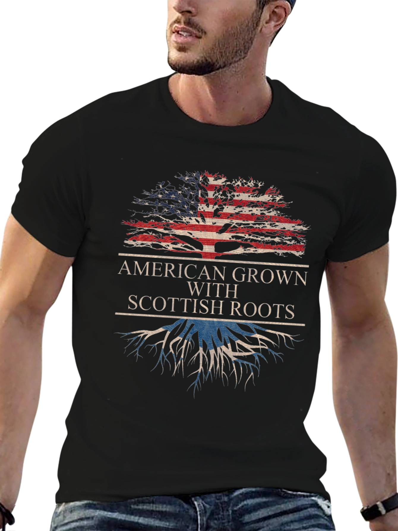 American Grown Scottish Roots T-Shirt