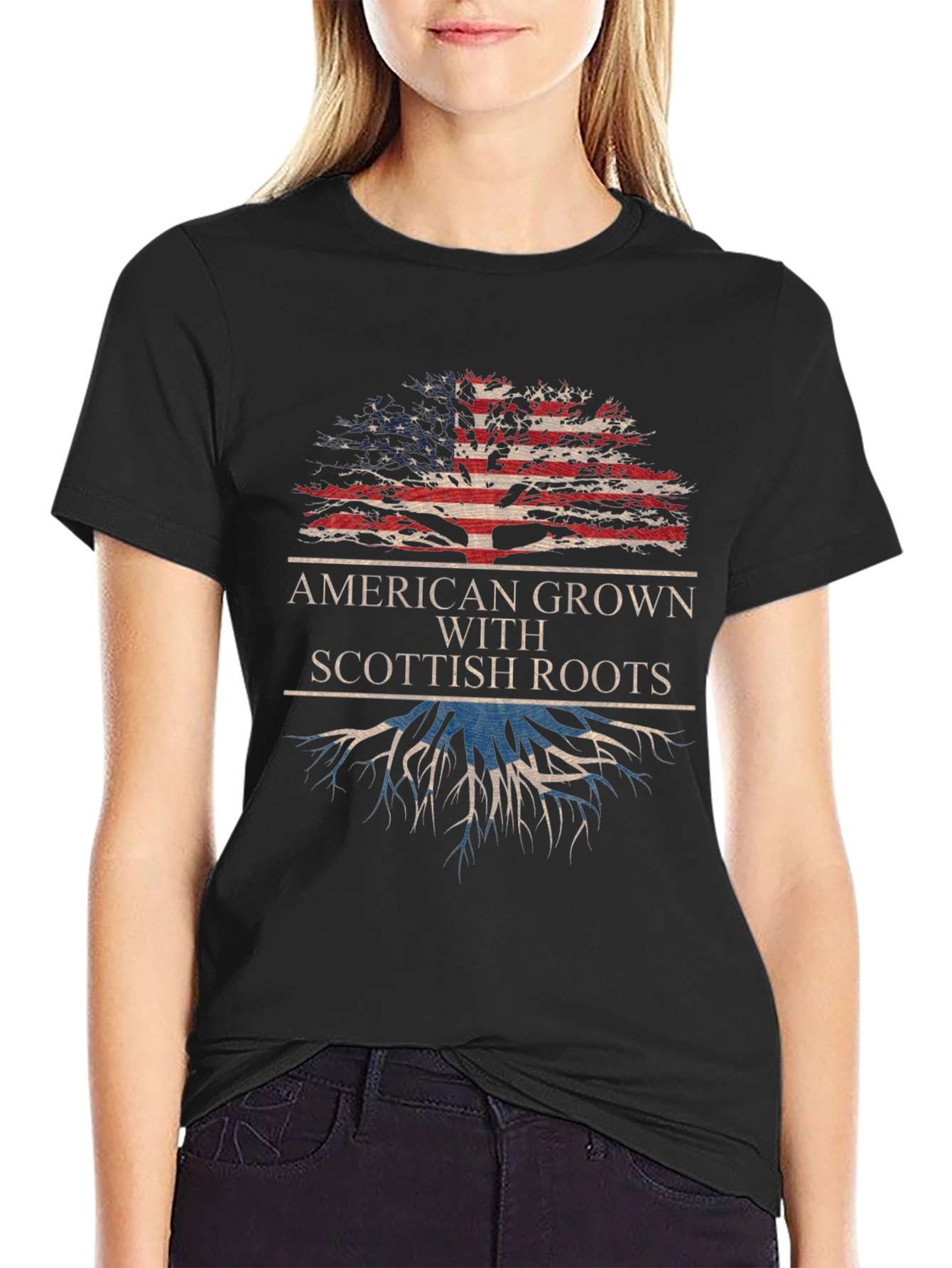 American Grown Scottish Roots T-Shirt