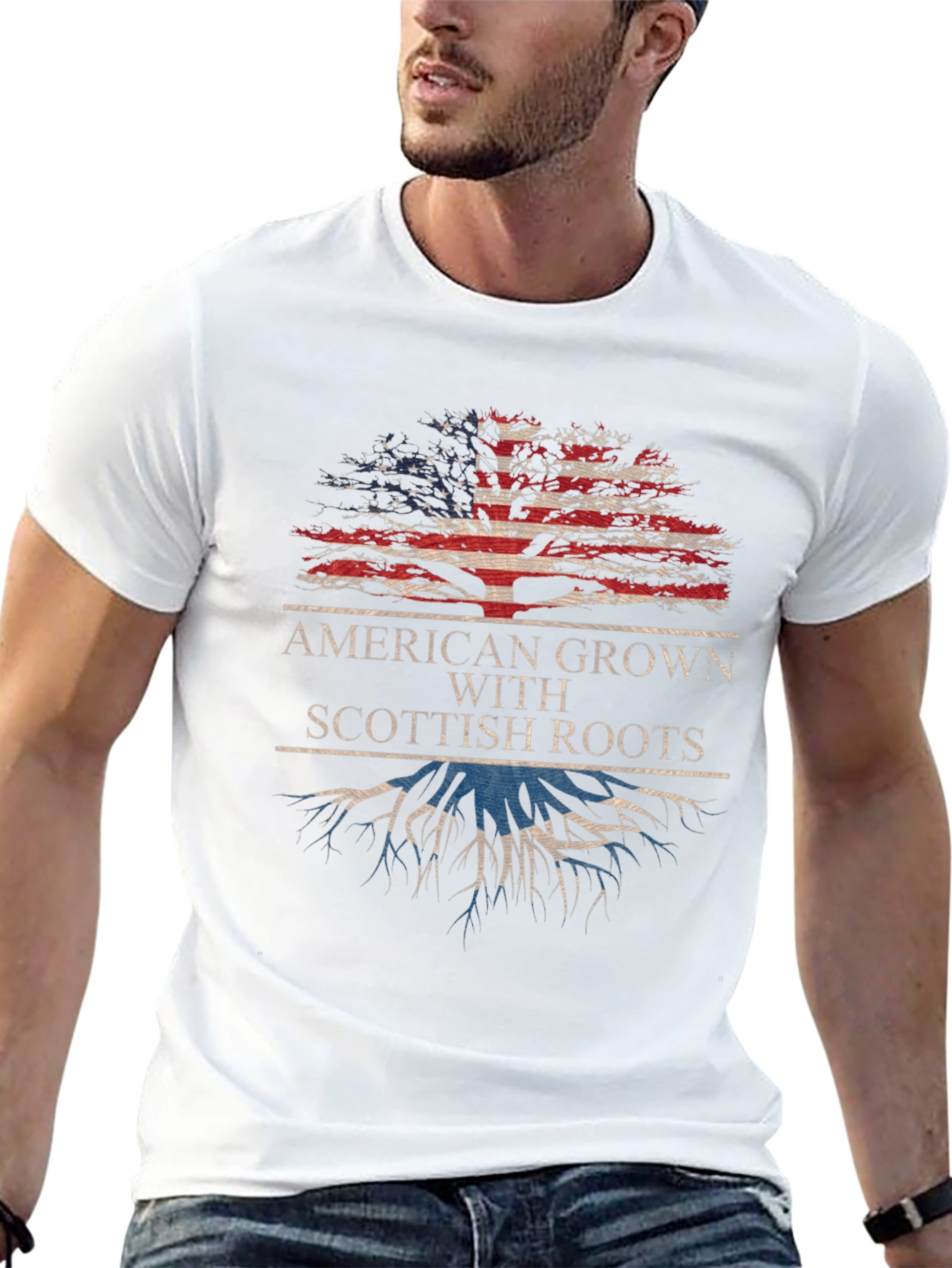 American Grown Scottish Roots T-Shirt