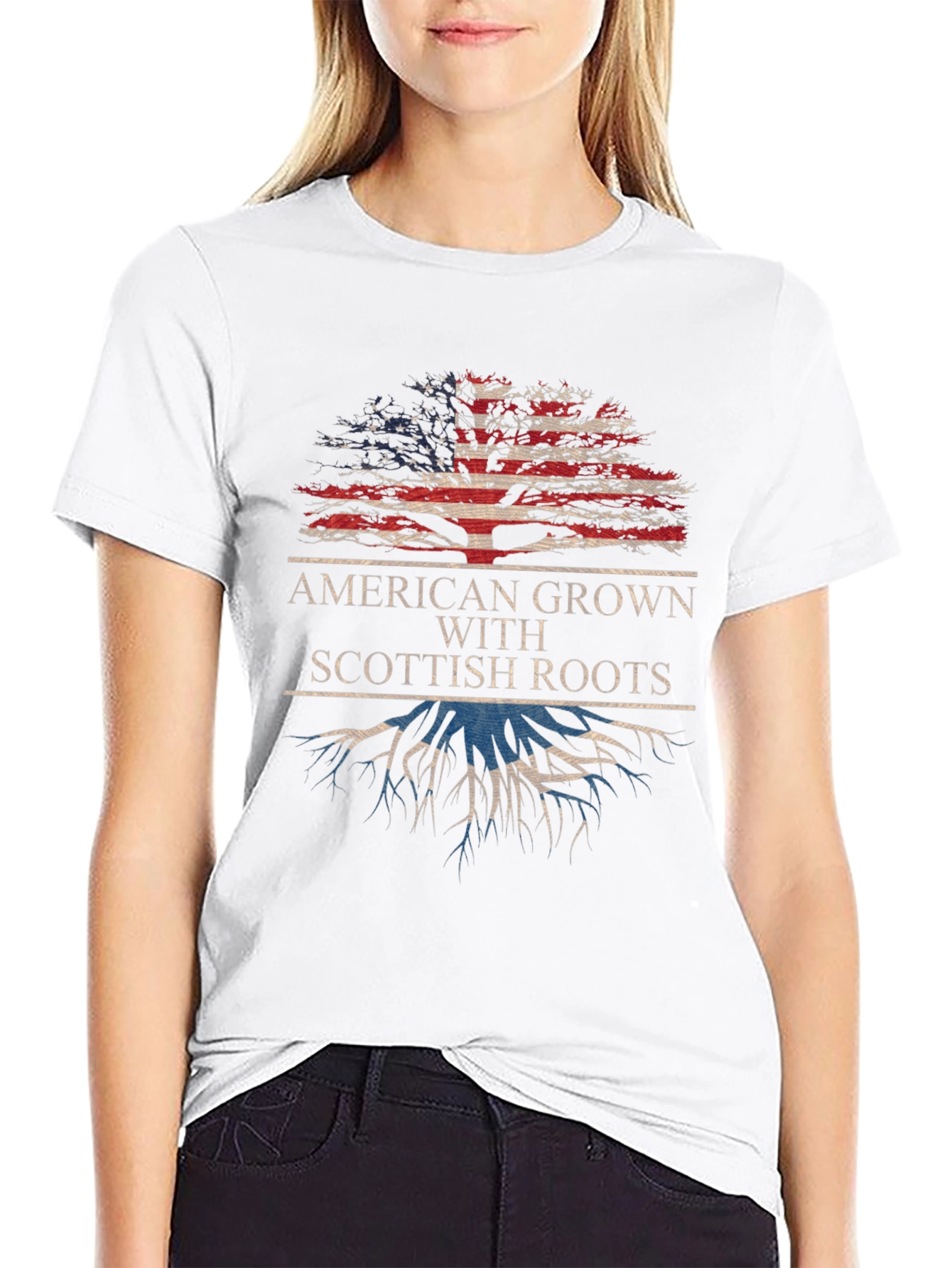 American Grown Scottish Roots T-Shirt