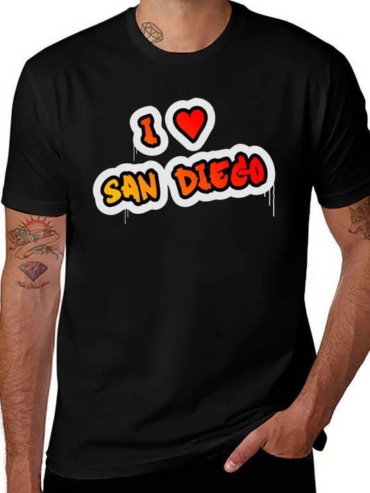 I Love San Diego Graphic T-Shirt