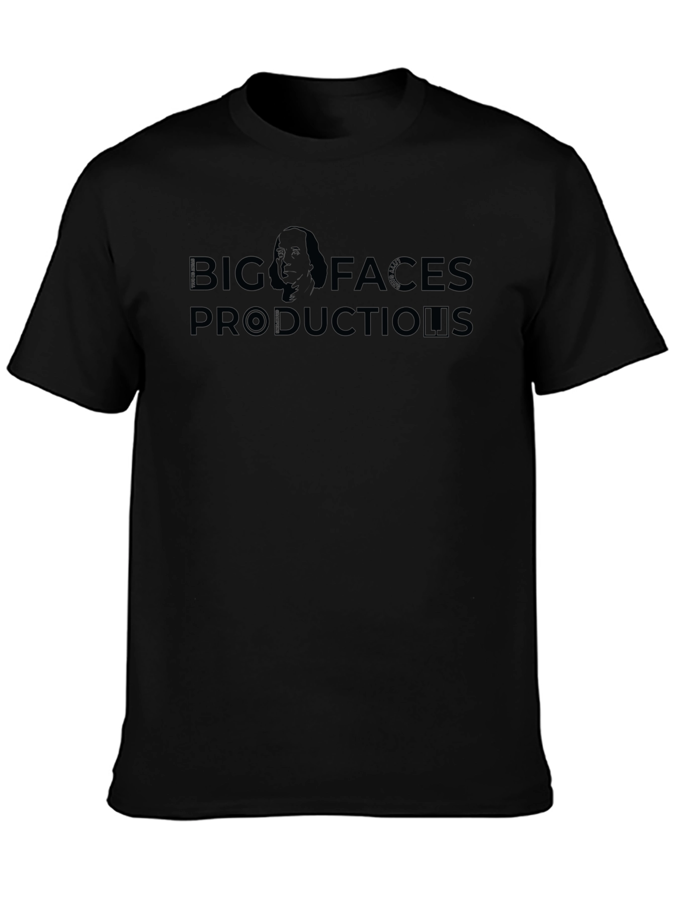 Big Faces Productions T-Shirt - Black