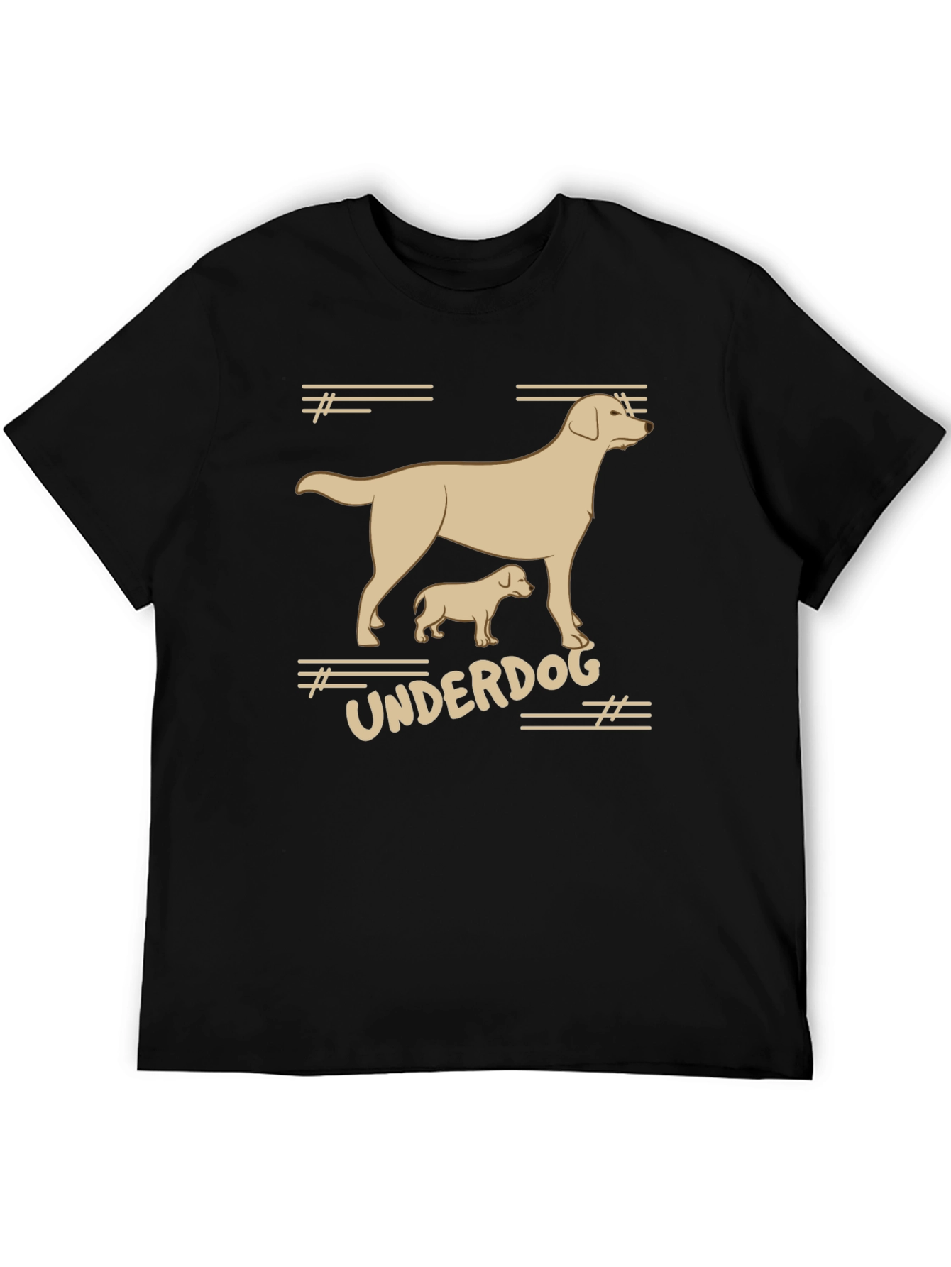 Underdog Graphic Tee - Black Cotton