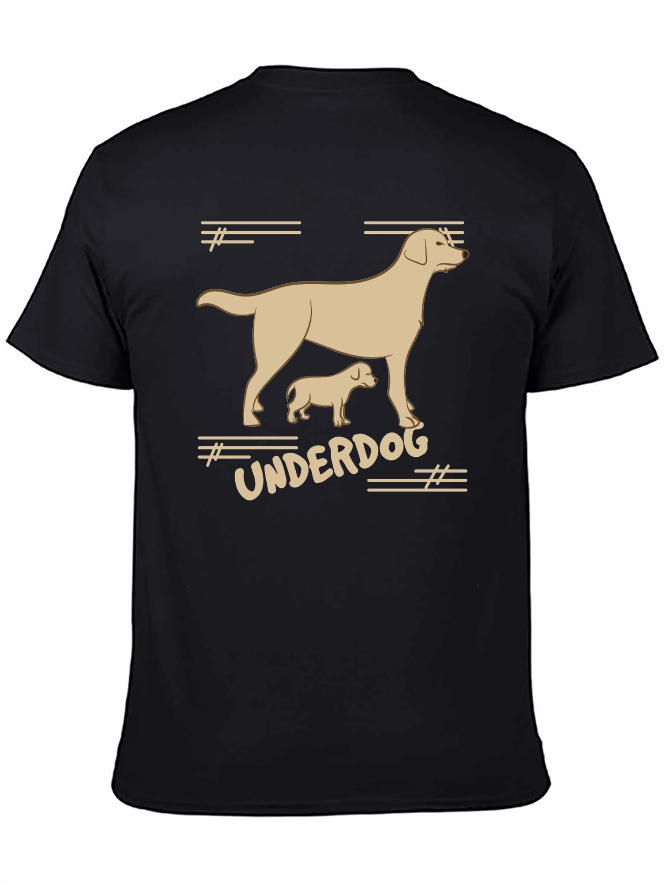 Underdog Graphic Tee - Black Cotton
