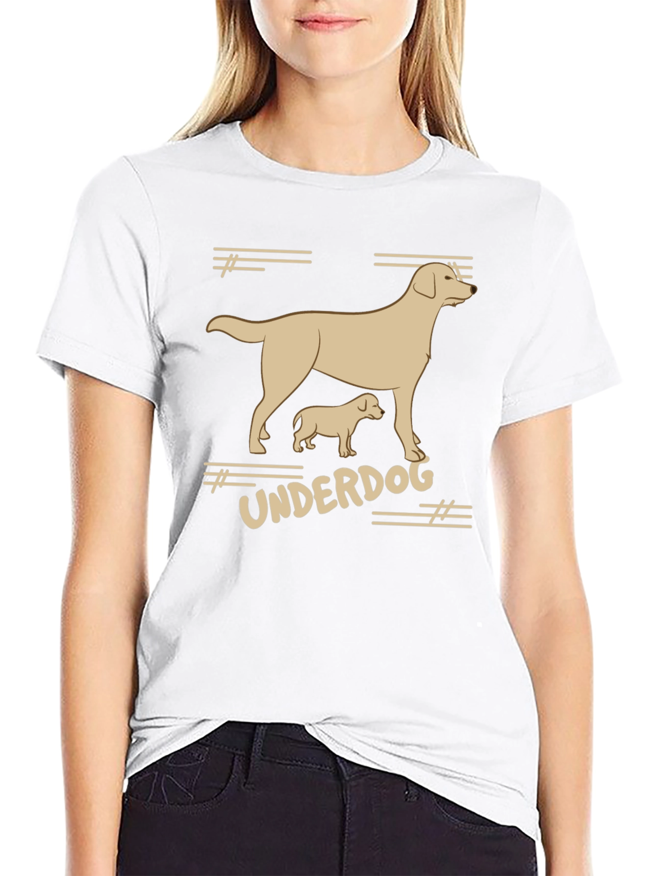 Underdog Graphic Tee - Black Cotton