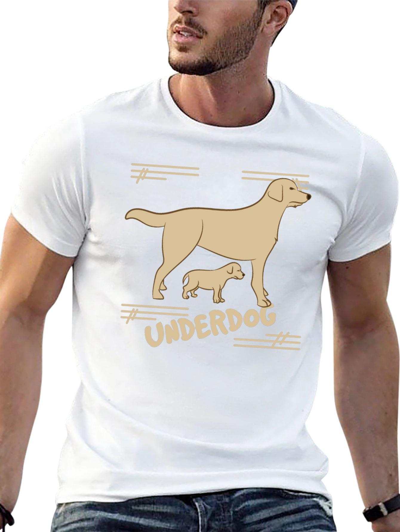 Underdog Graphic Tee - Black Cotton