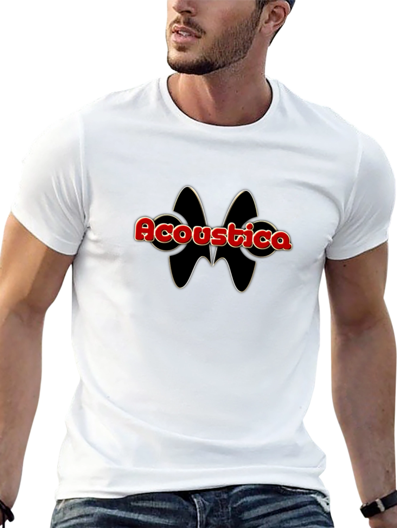 Acoustica Graphic T-Shirt - Black