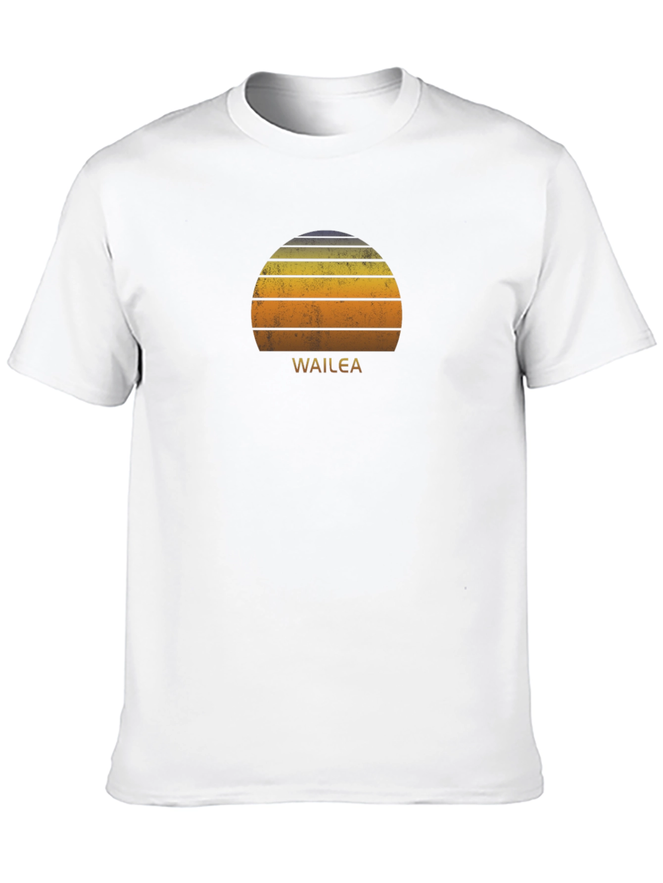 Wailea Sunset Graphic T-Shirt - Retro Design