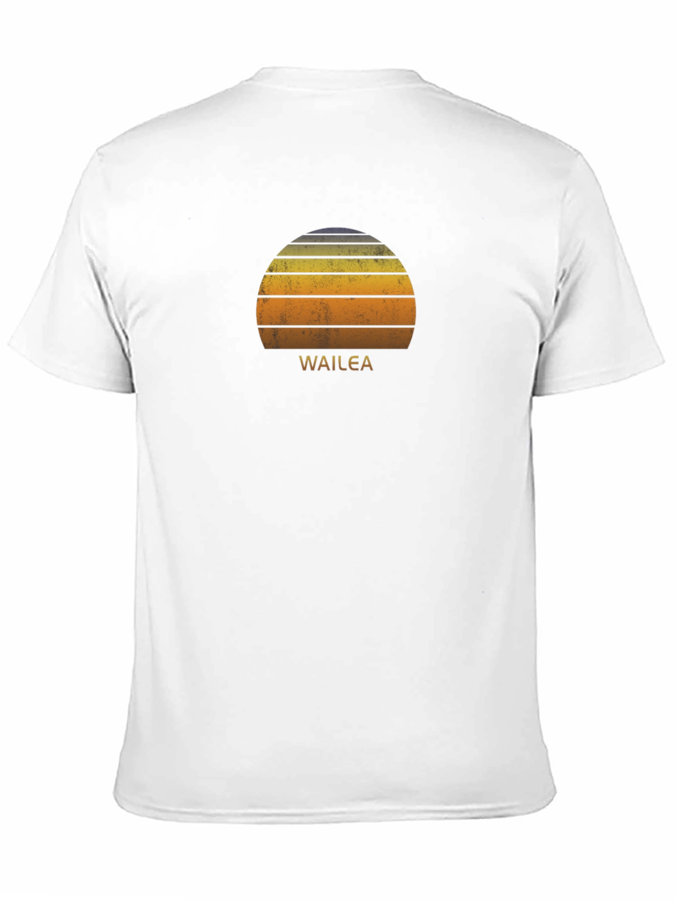 Wailea Sunset Graphic T-Shirt - Retro Design