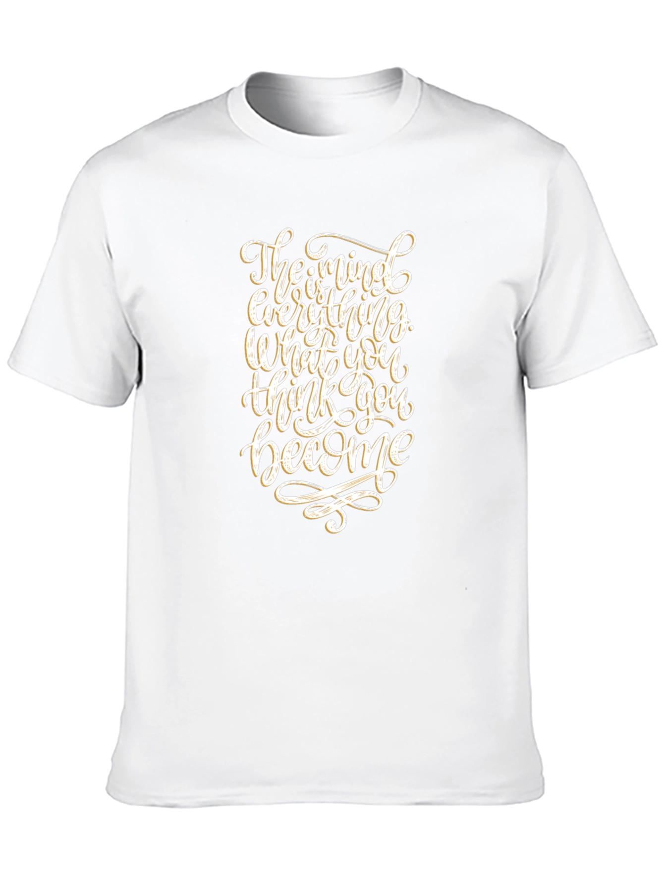 Inspirational Mindset T-Shirt - Black