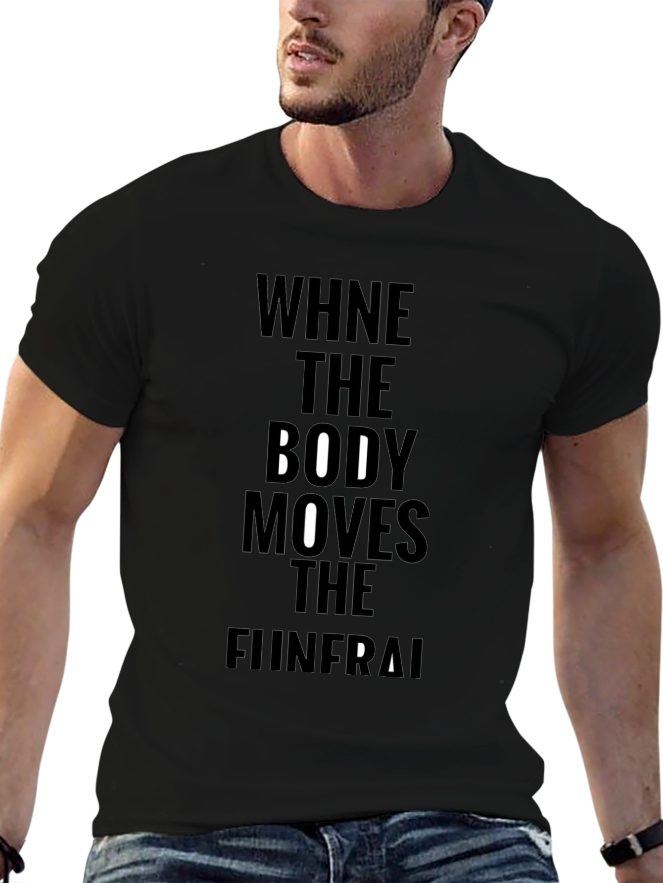 When the Body Moves Black T-Shirt