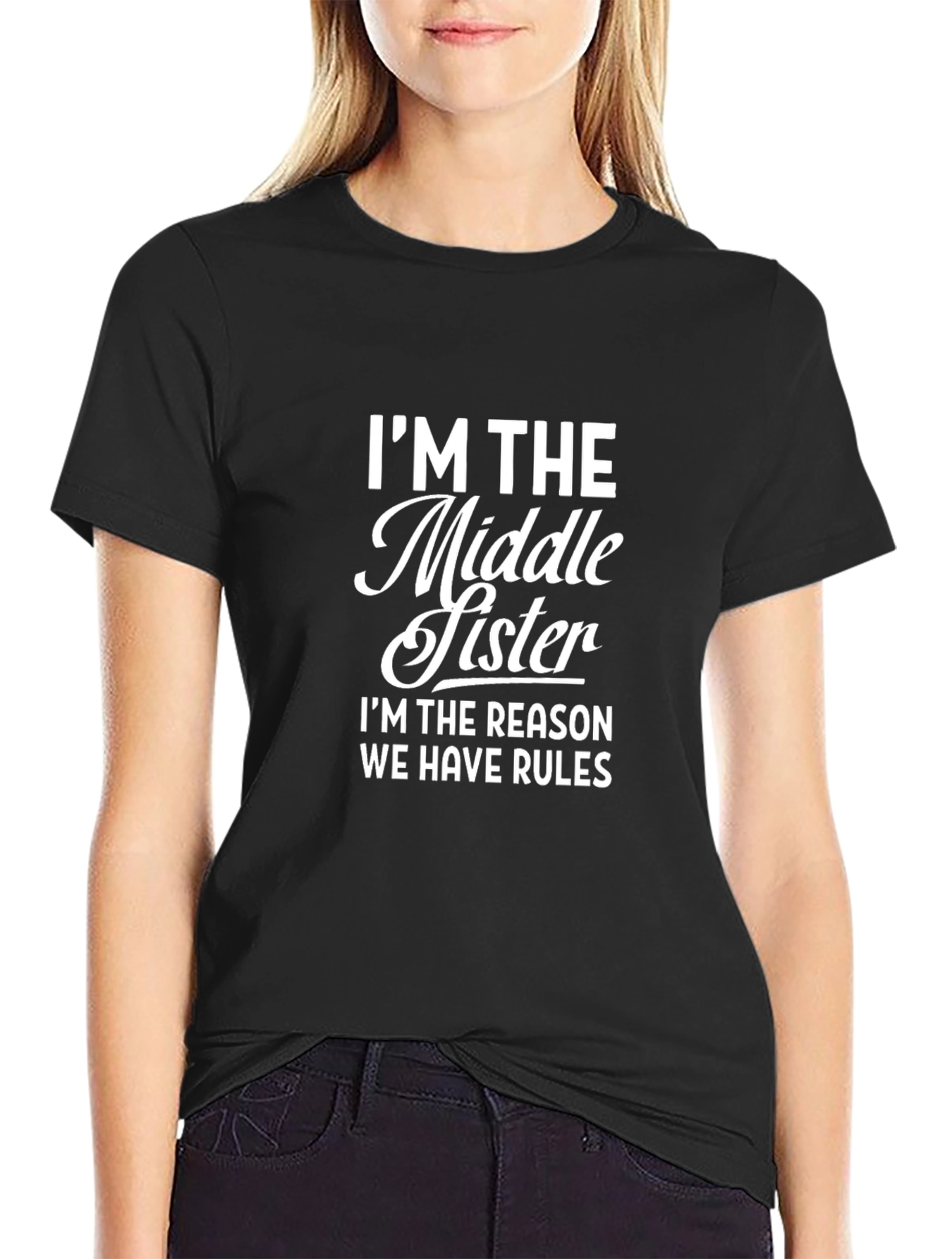 Middle Sister Rules Graphic Tee