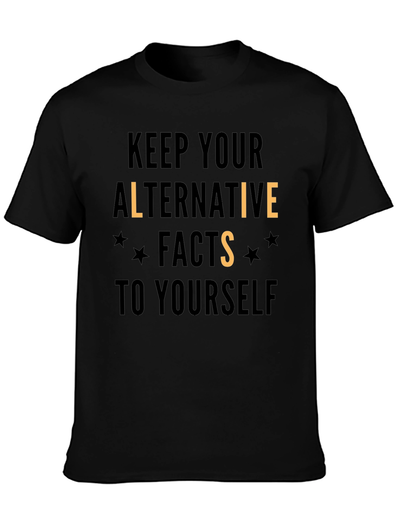 Alternative Facts Graphic Tee - Black