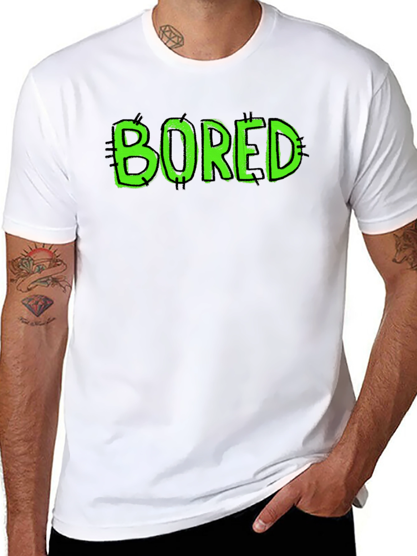 Bored Graphic Tee - Classic Fit