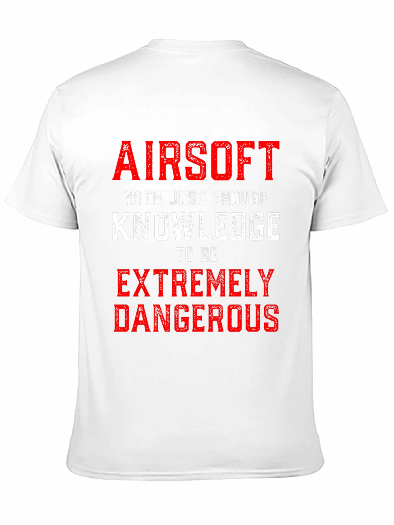 Airsoft Extremely Dangerous Black Graphic Tee