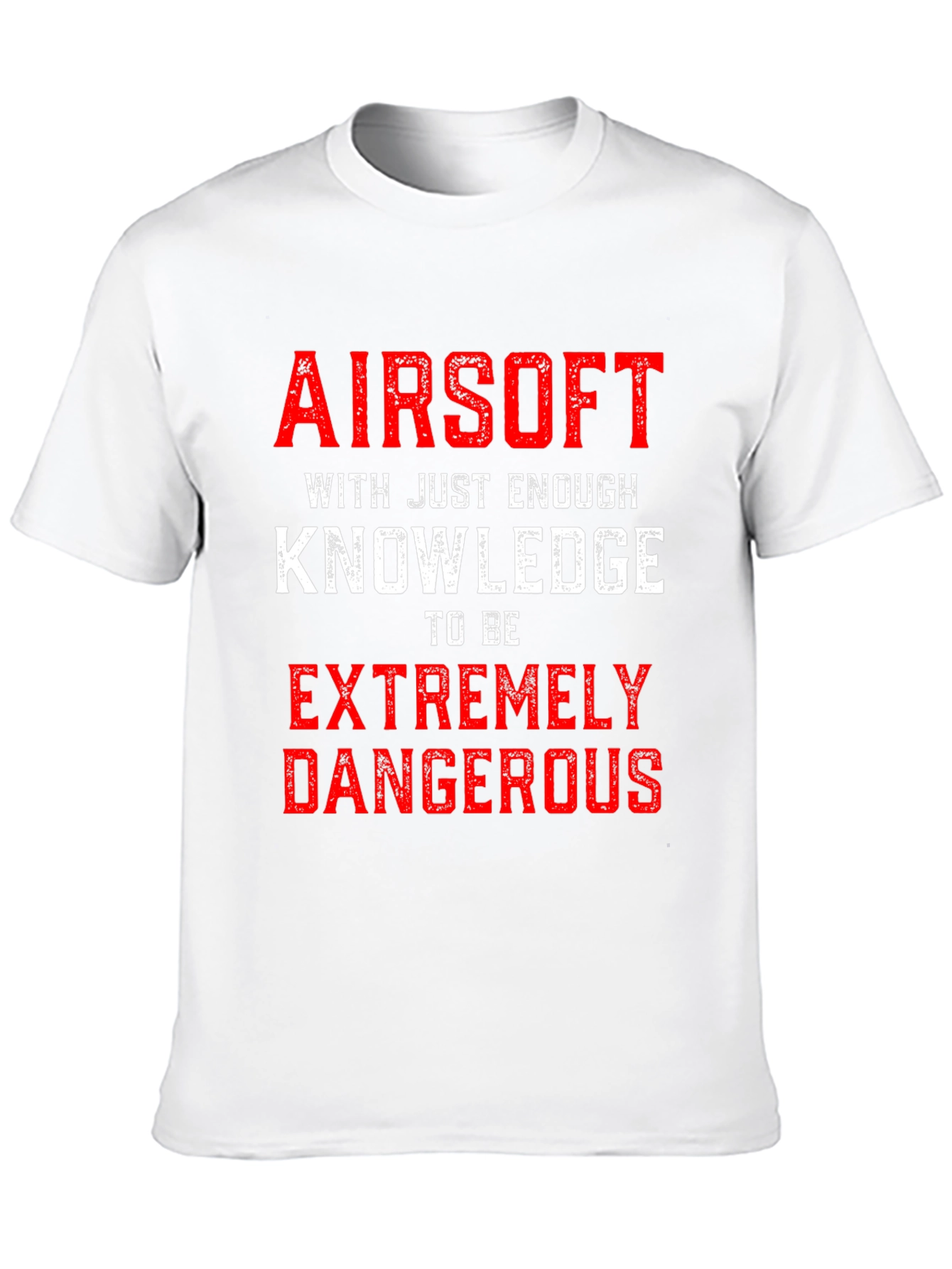 Airsoft Extremely Dangerous Black Graphic Tee