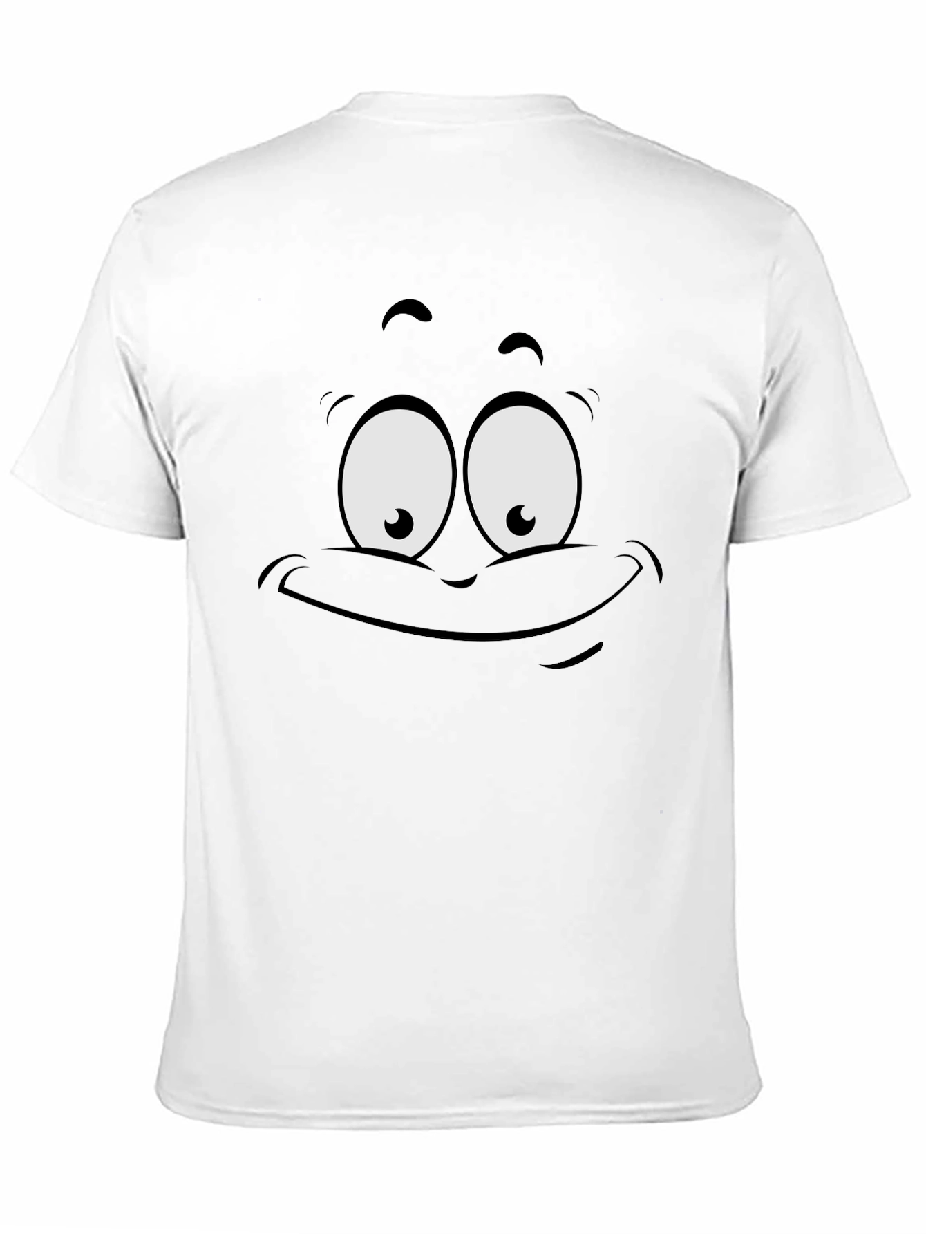 Funny Face Graphic Black T-Shirt