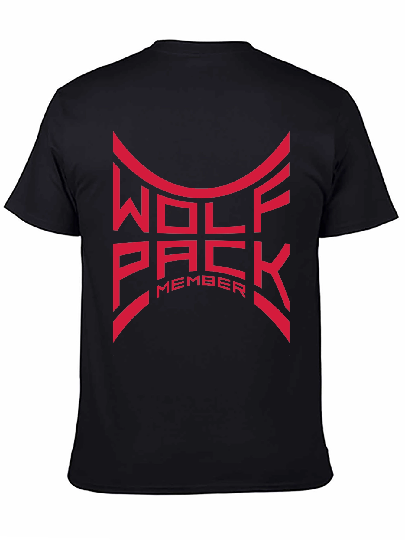 Wolfpack Member Graphic T-Shirt - Black
