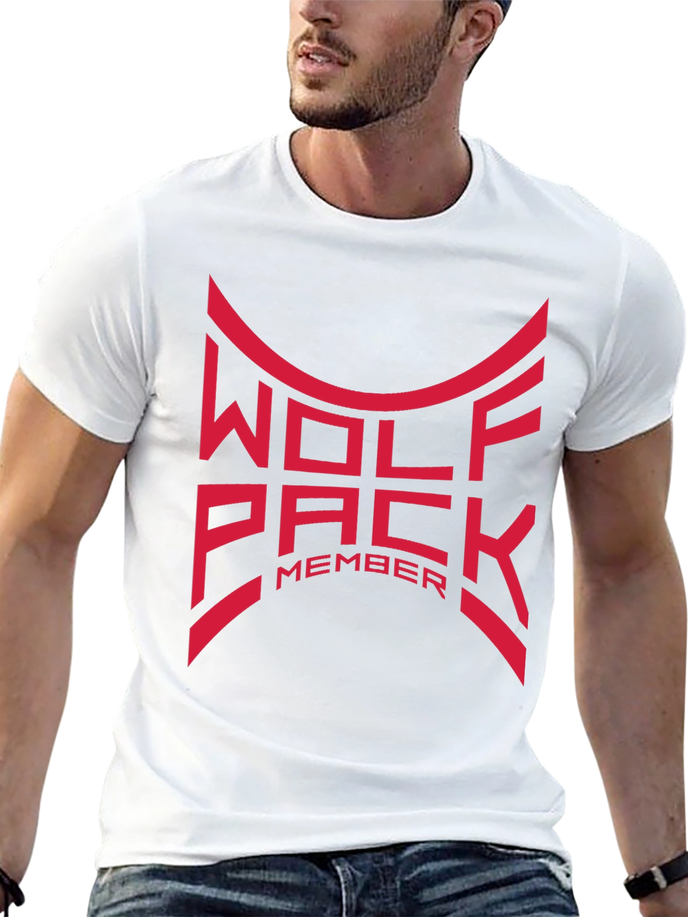 Wolfpack Member Graphic T-Shirt - Black