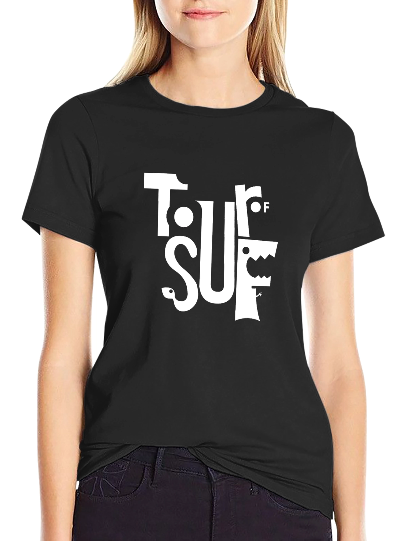 Tour of SUF Black Graphic Tee
