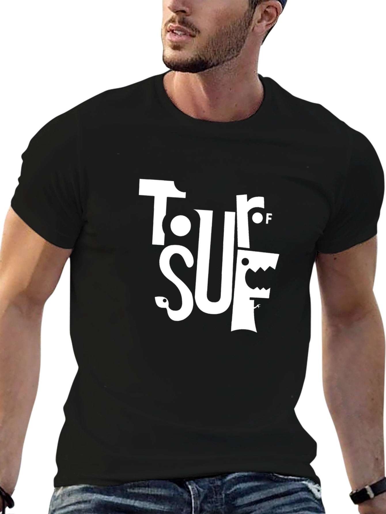 Tour of SUF Black Graphic Tee