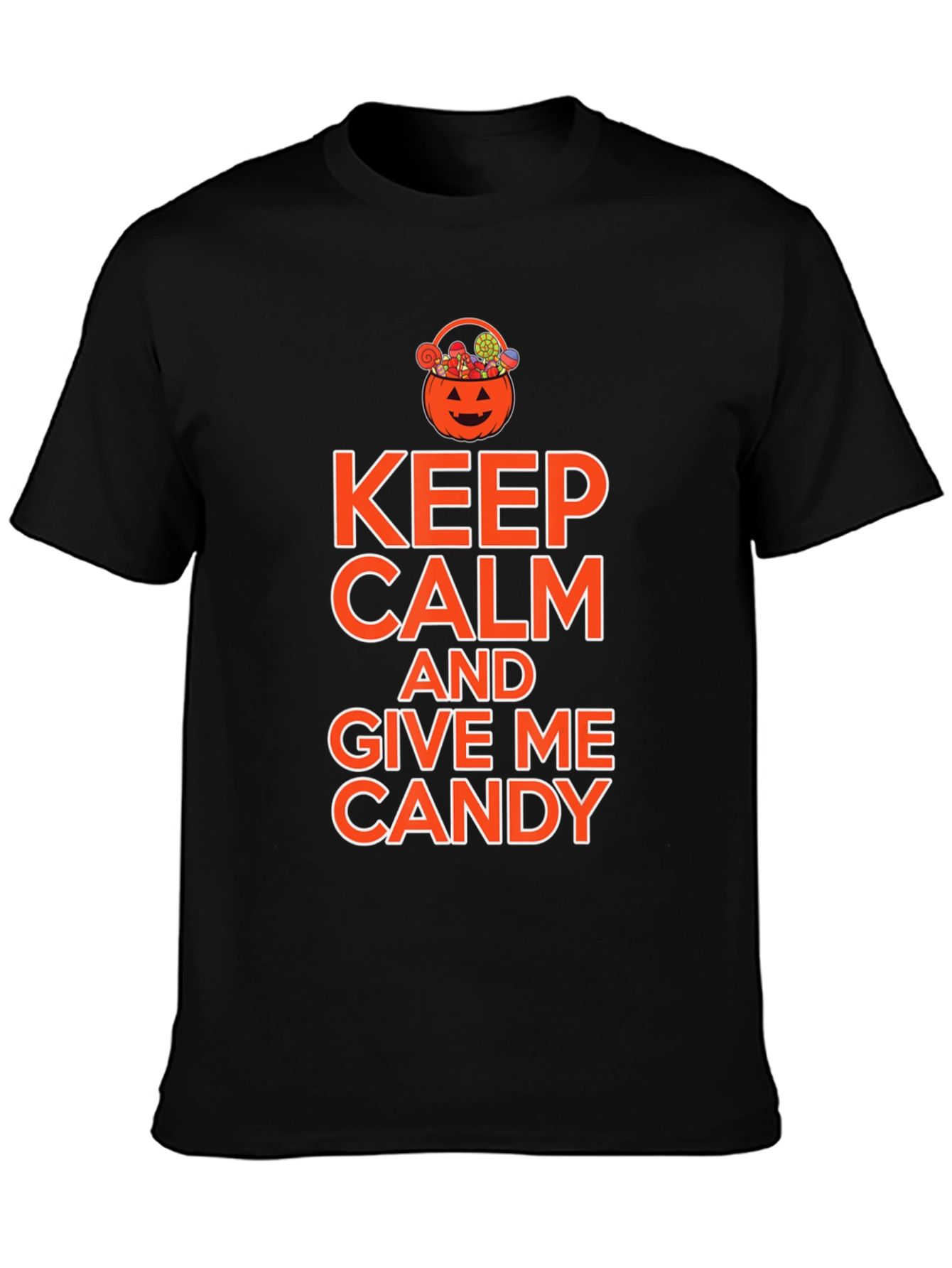 Keep Calm & Give Me Candy Halloween T-Shirt