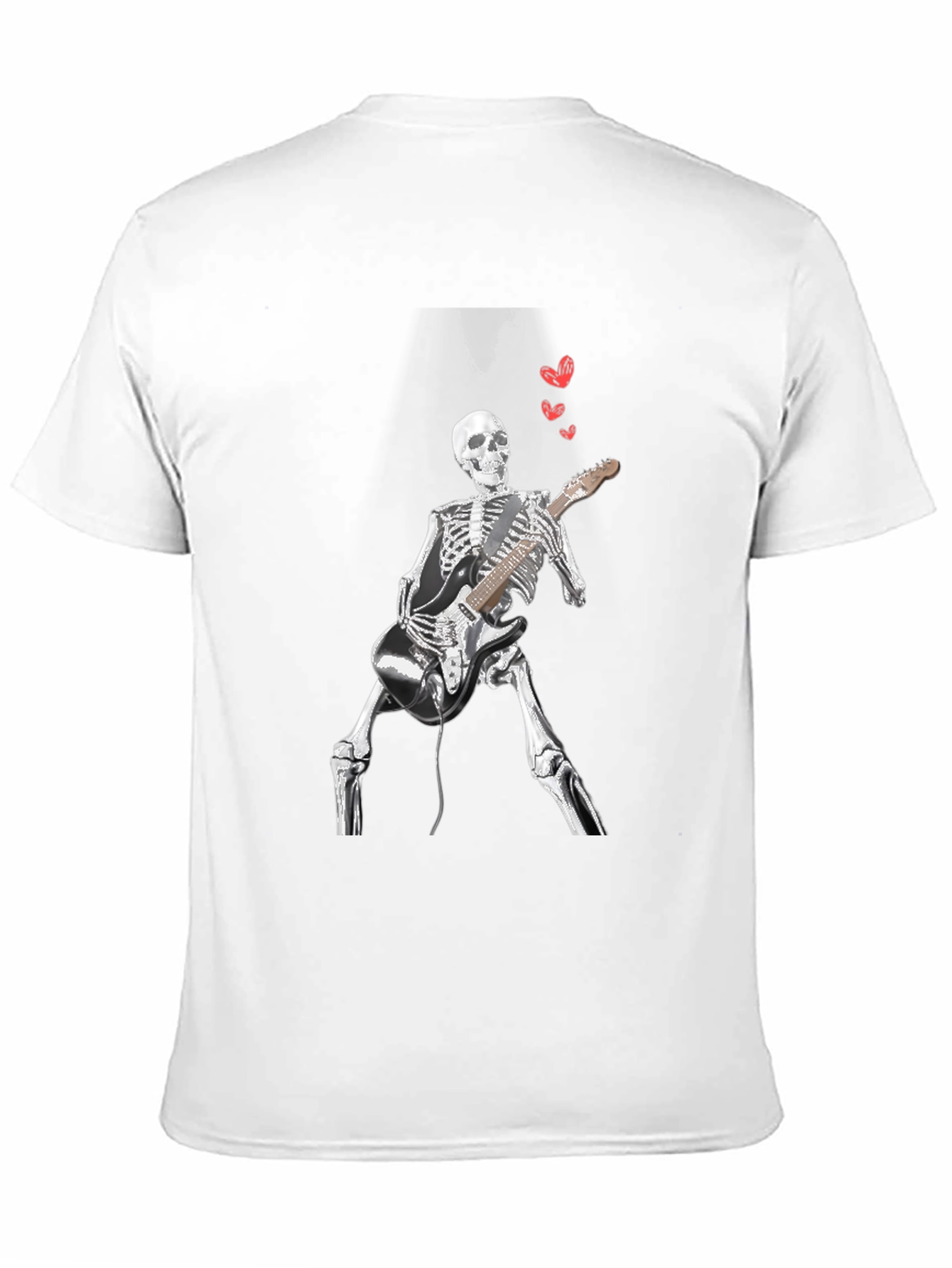 Skeleton Guitarist Graphic Tee - Rock On!