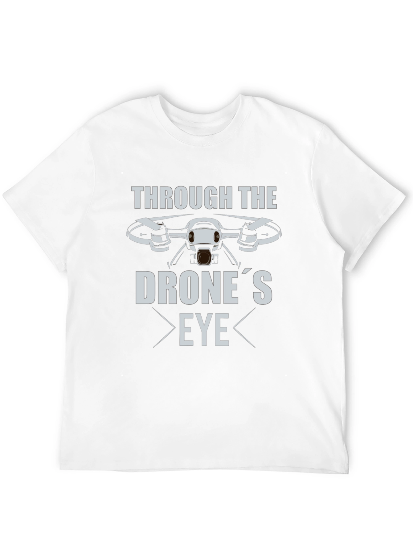 Drones Eye View Black T-Shirt