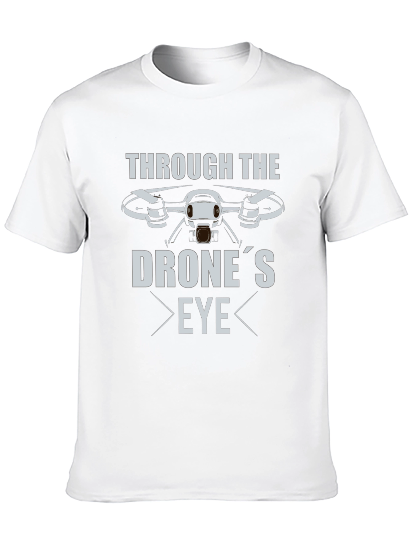 Drones Eye View Black T-Shirt