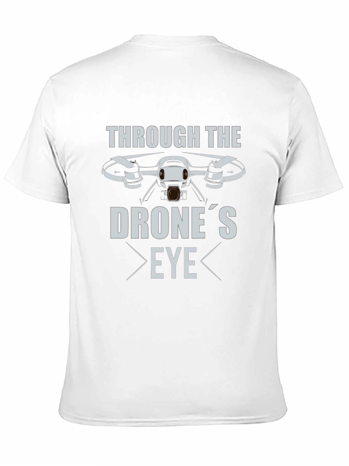 Drones Eye View Black T-Shirt