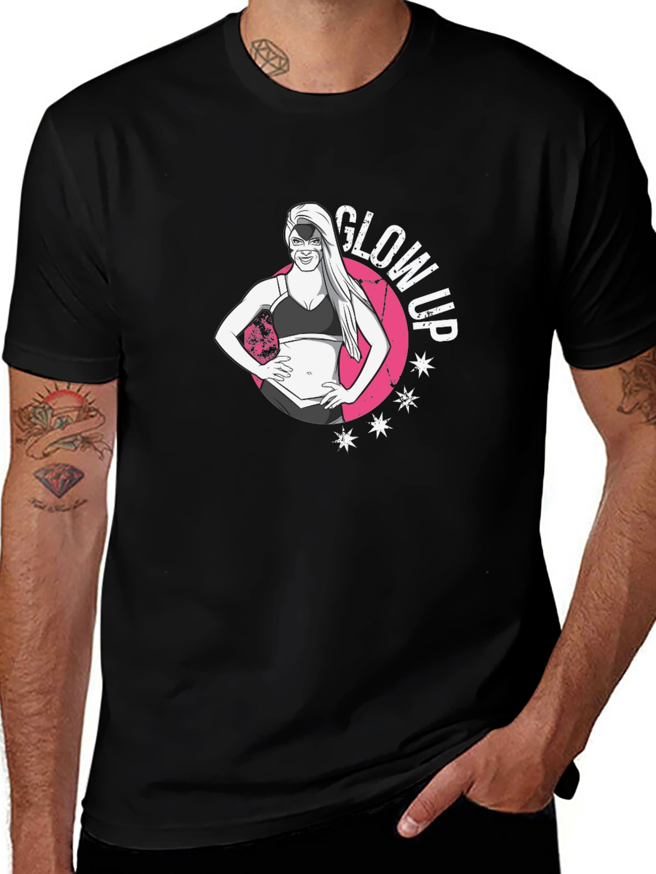 Glow Up T-Shirt - Fitness Motivation Tee