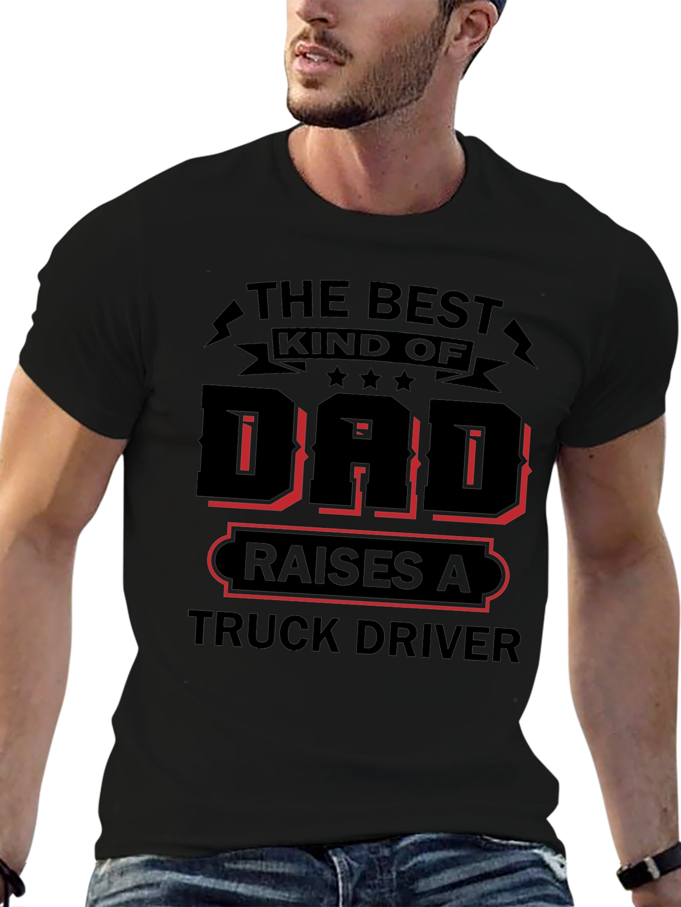 Best Kind of Dad Truck Driver T-Shirt
