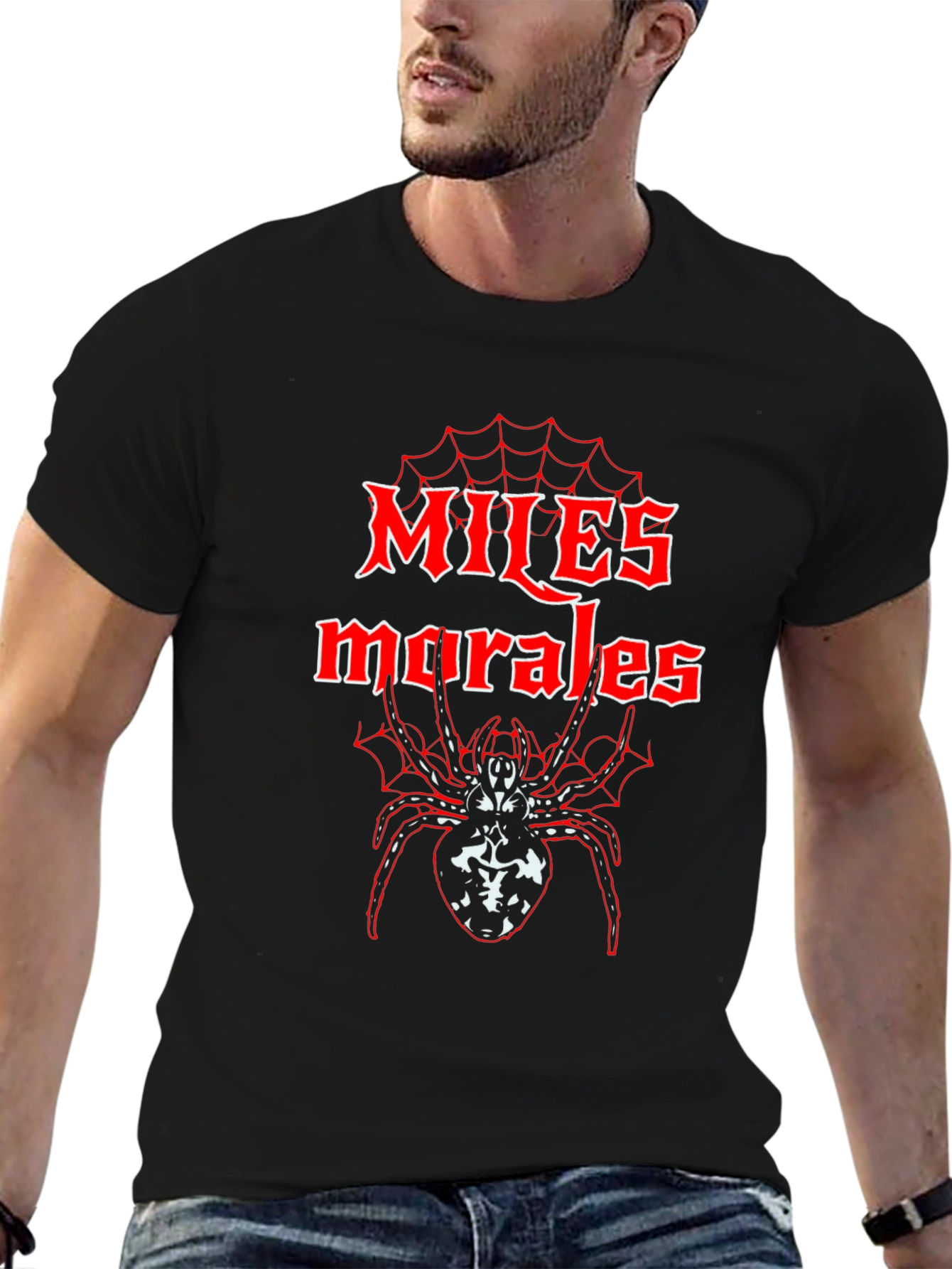 Miles Morales Spider-Man T-Shirt - Black