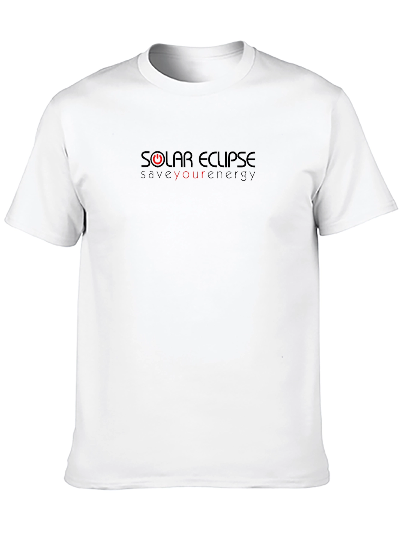 Solar Eclipse Save Your Energy Black T-Shirt