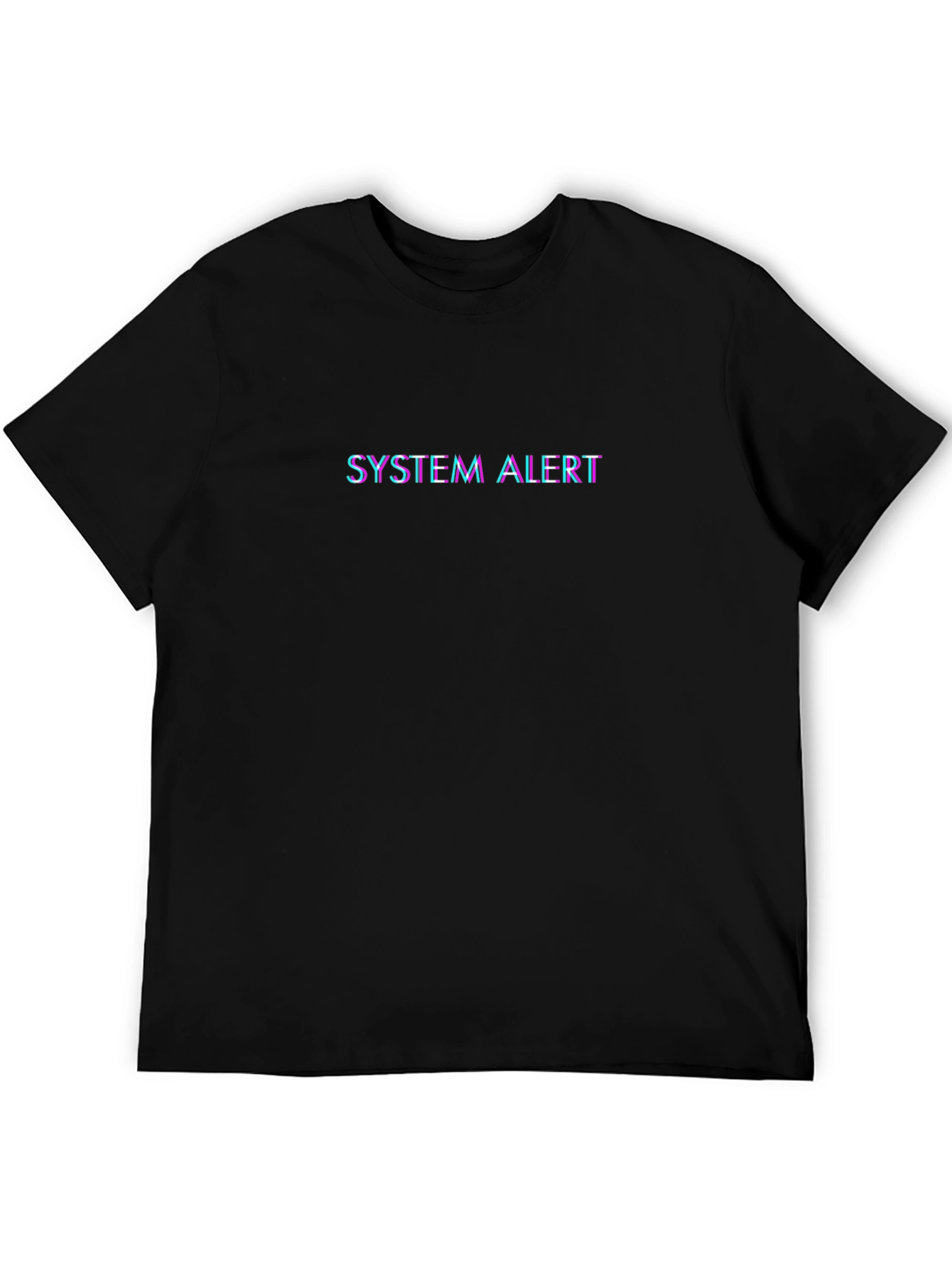 System Alert Black T-Shirt