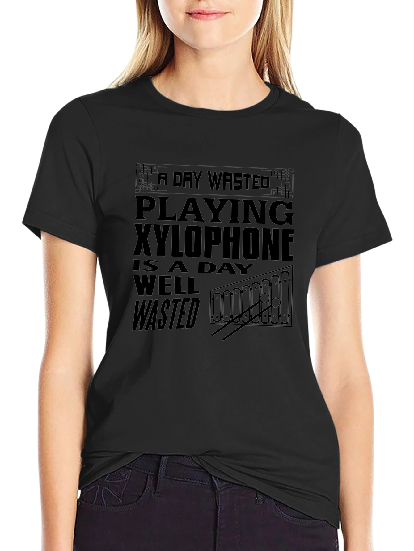 Xylophone Player T-Shirt - A Day Wasted Design