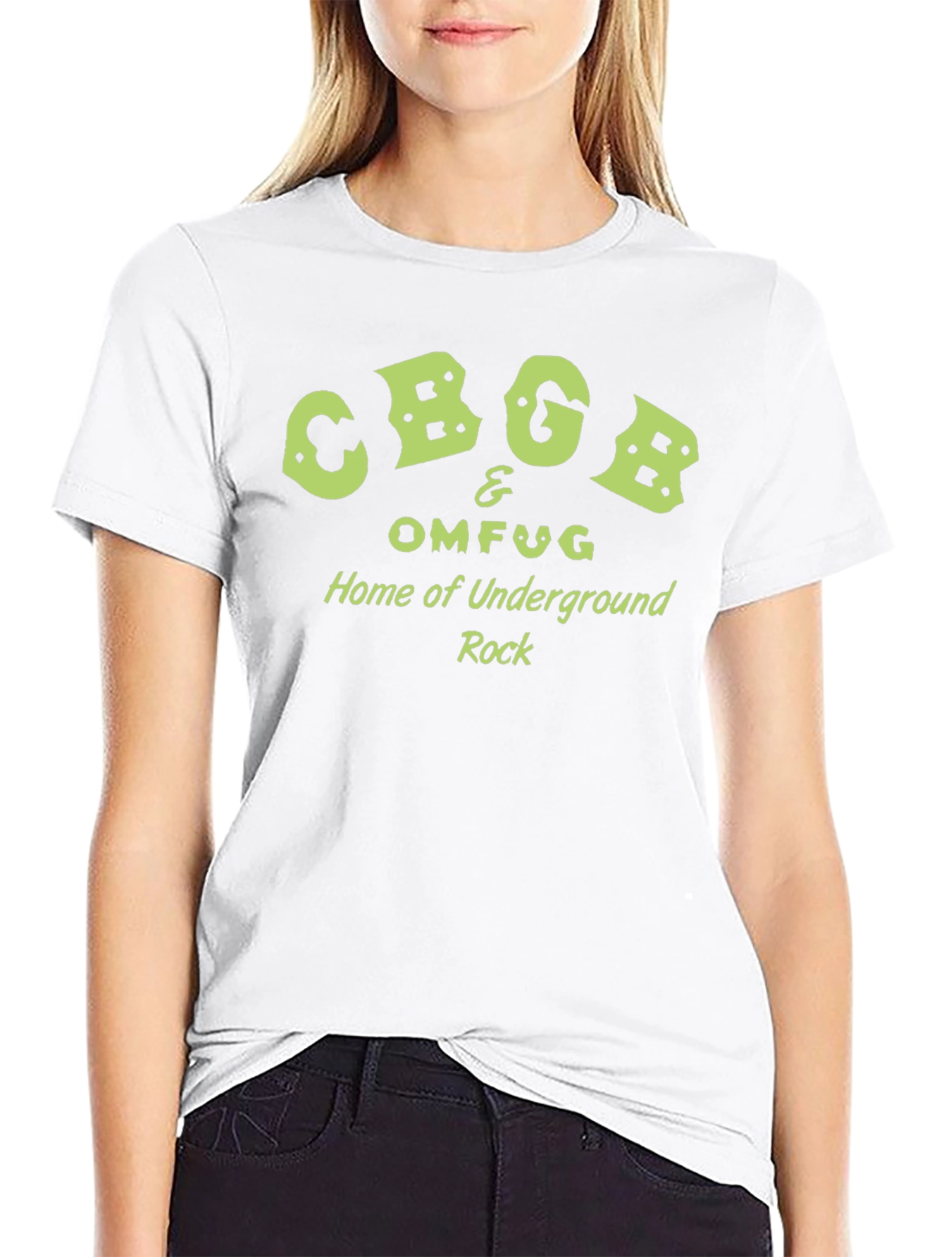 CBGB OMFUG Black Graphic Tee