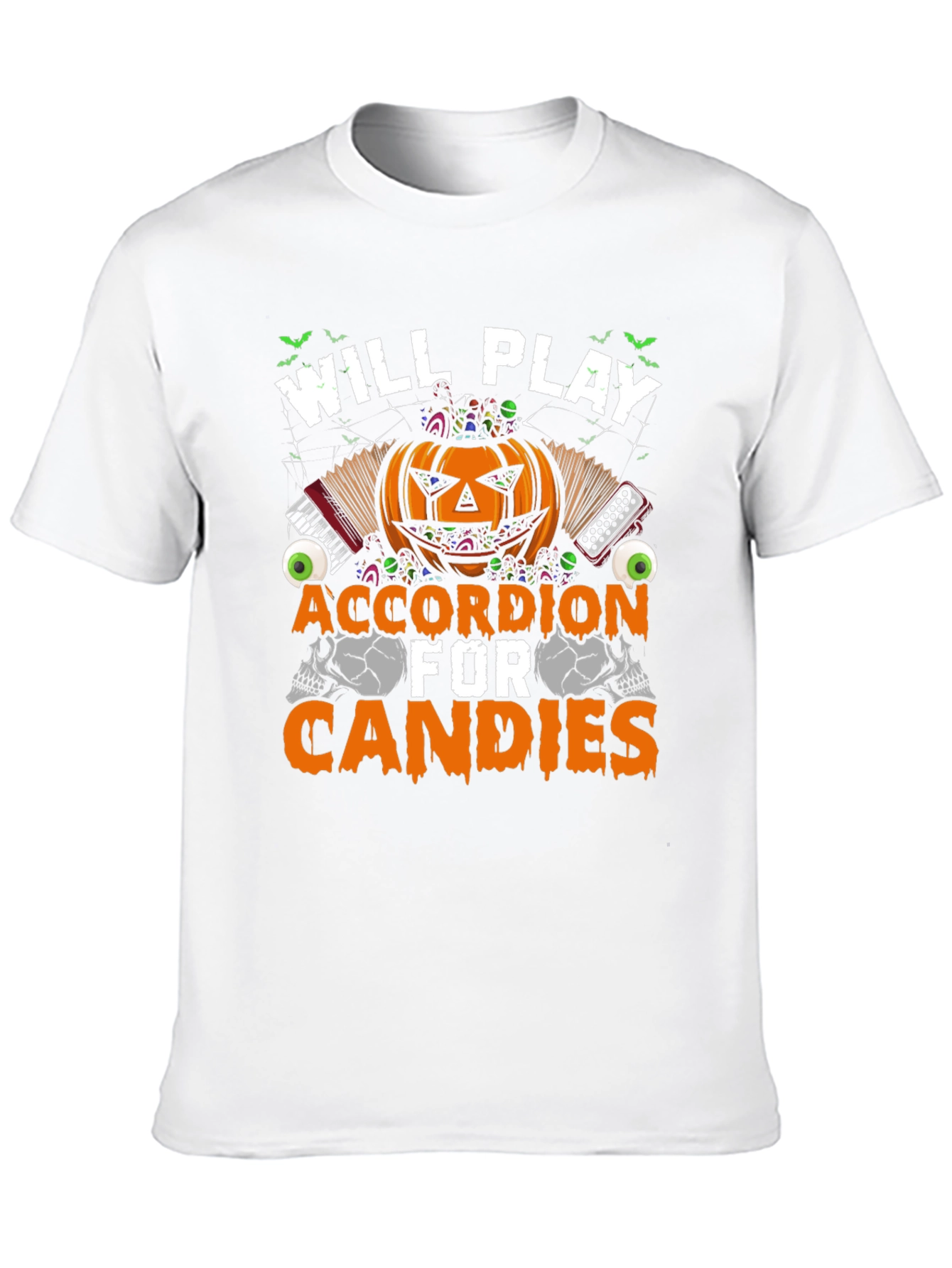 Halloween Accordion Player T-Shirt