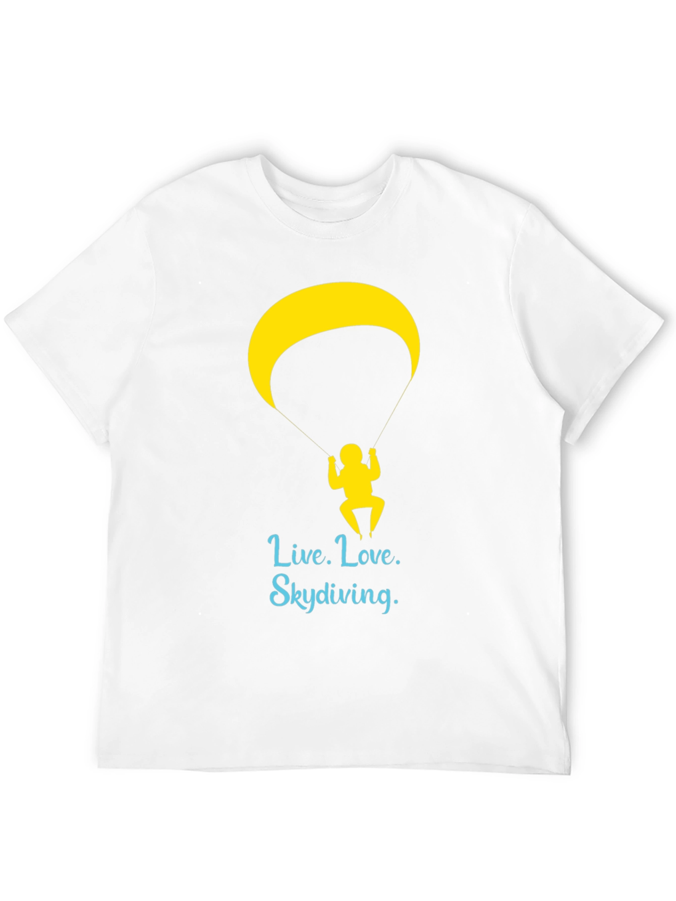 Live Love Skydiving Graphic Tee - Black